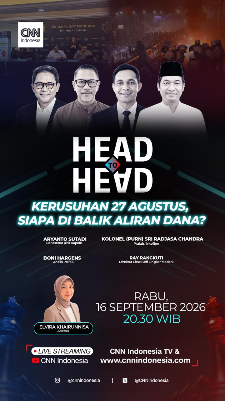 Head to Head CNN Indonesia: Kerusuhan 27 Agustus, Siapa di Balik Aliran Dana?