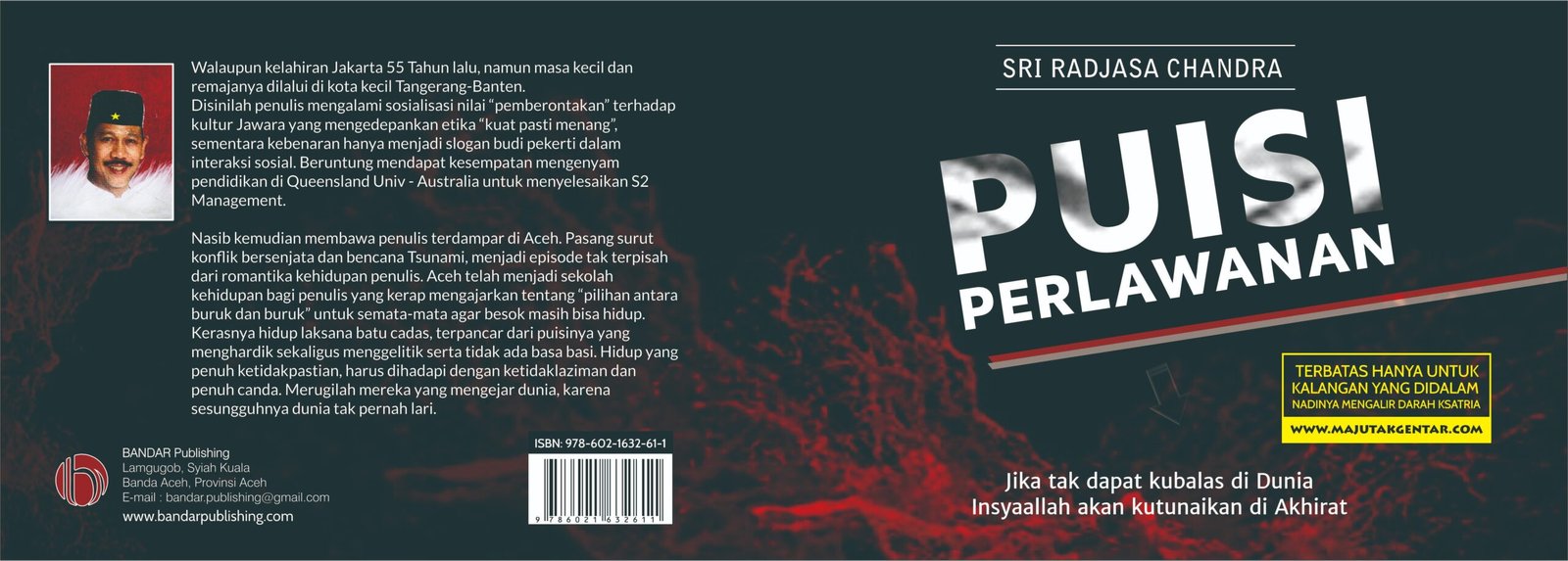 Sampul buku Puisi Perlawanan karya Sri Radjasa Chandra